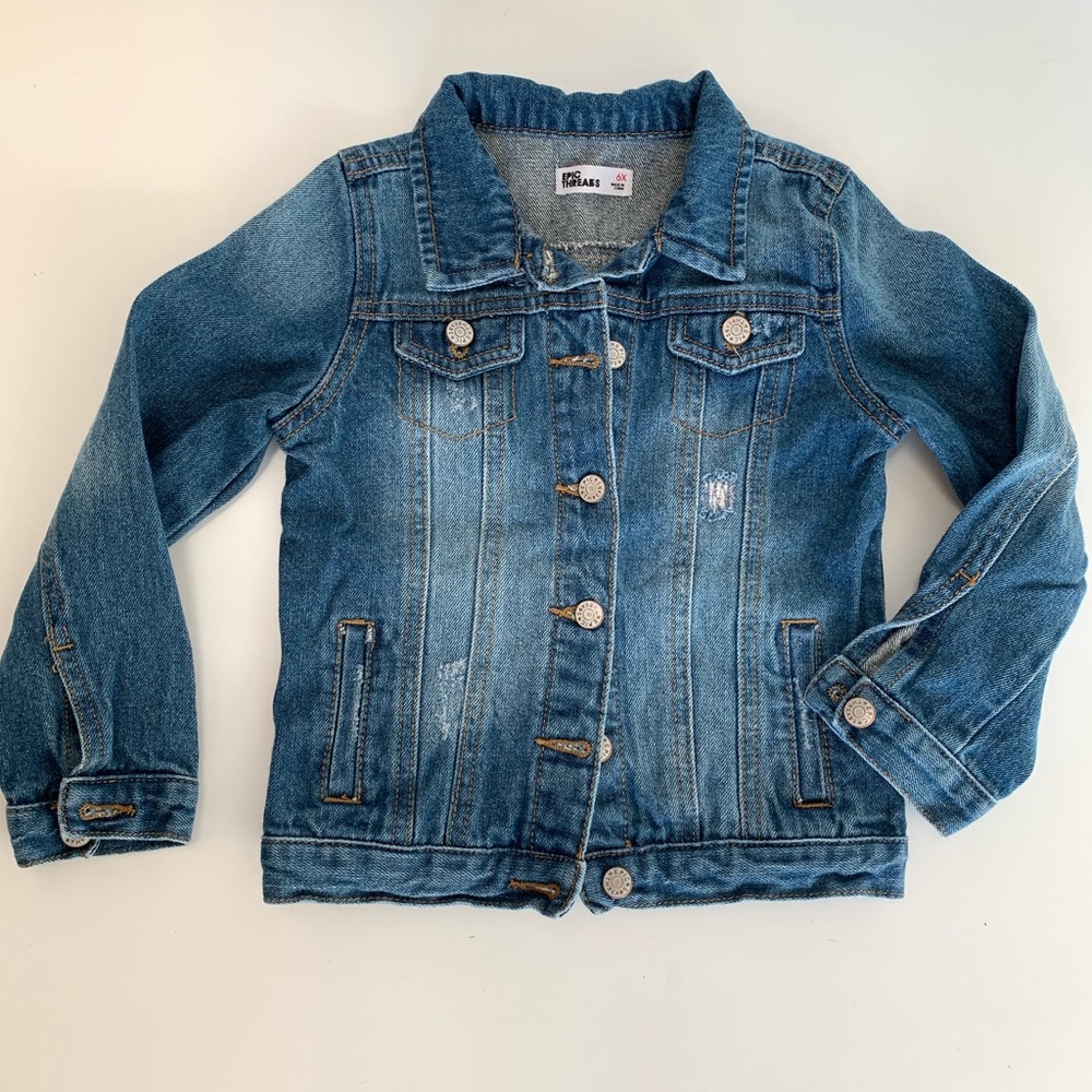 Girls Jean Jacket Size 6x